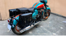 For Royal Enfield Goan Classic 350 Leather Pannier Bags With Mounting - SPAREZO For Royal Enfield Goan Classic 350 Leather Pannier Bags With Mounting - SPAREZO